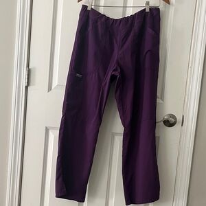 Cherokee Workwear Purple Women's Straight Leg Scrubs Pants Sz XL Petite